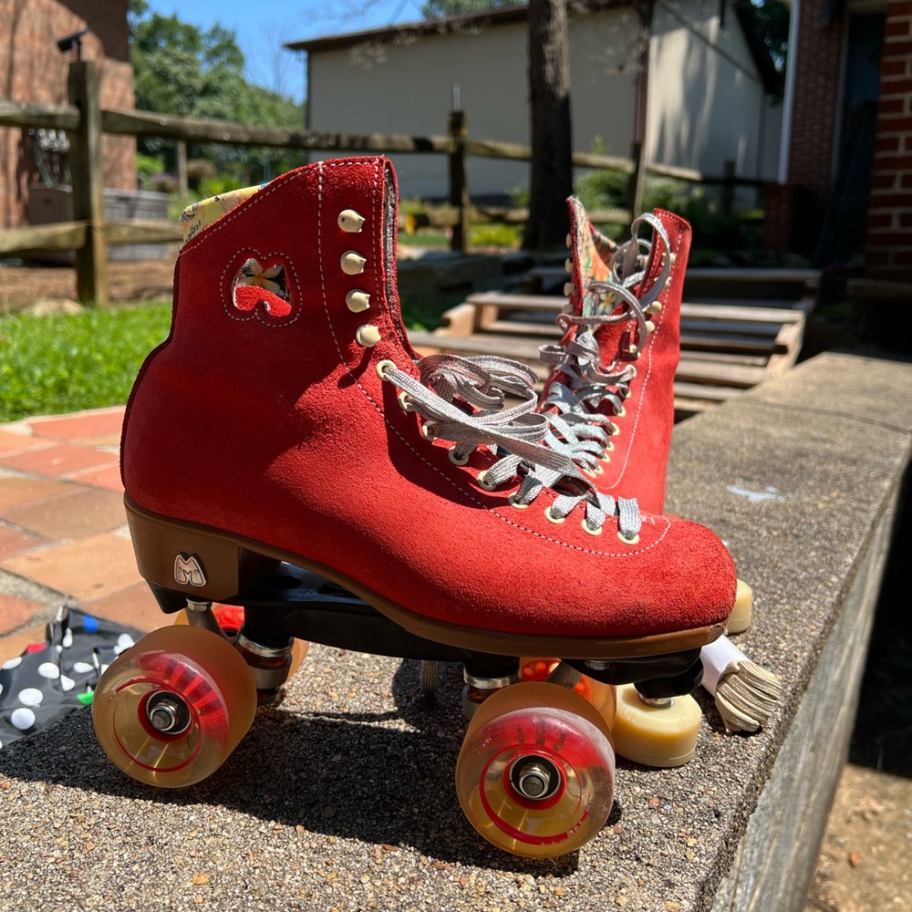 Moxie Lolly Poppy Red Size 8 roller skates